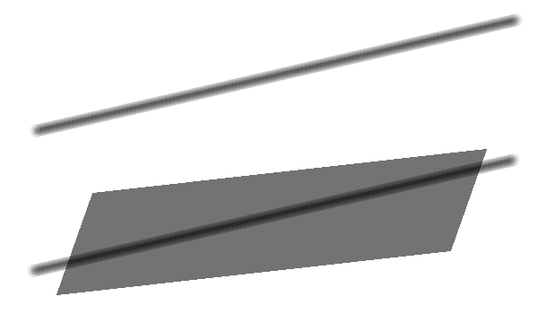 shape of parallelogram with fill, uniformed tint